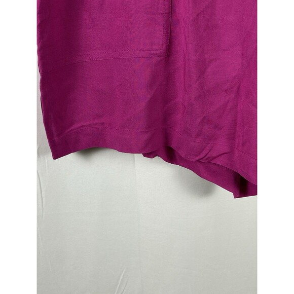 Wild fox Women’s Pink Rayon Shorts Sz M Pull On 5” Inseam Stretch Flat Front - Picture 5 of 13